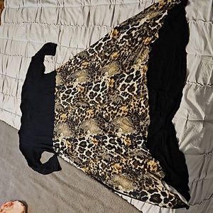 Cheetah Print Swing Dress